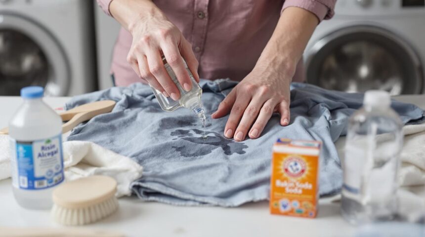 remove resin from clothing