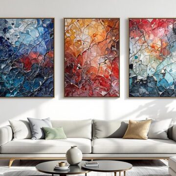 stunning textured abstract artworks