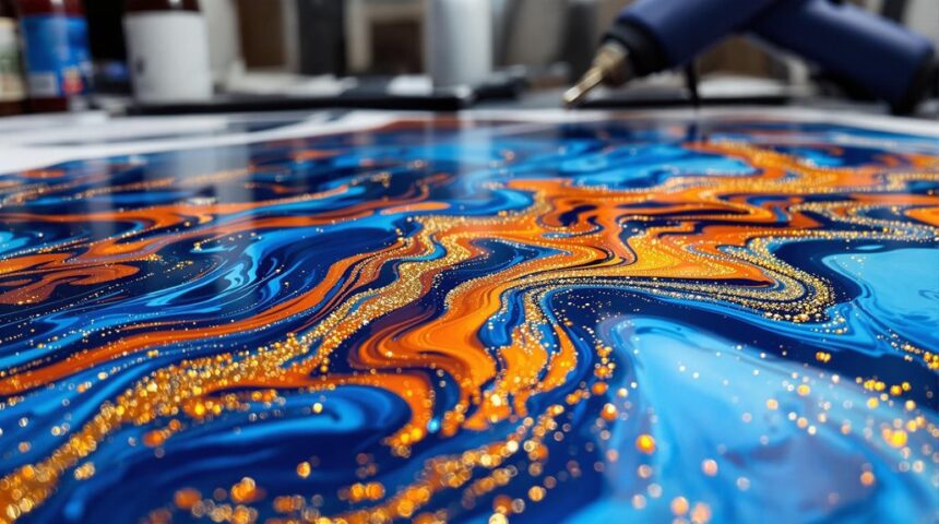 diy stunning alcohol ink art