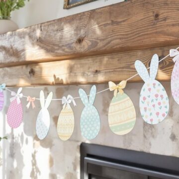 charming easter diy garland