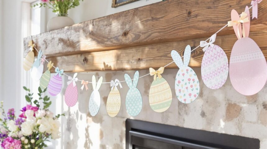 charming easter diy garland