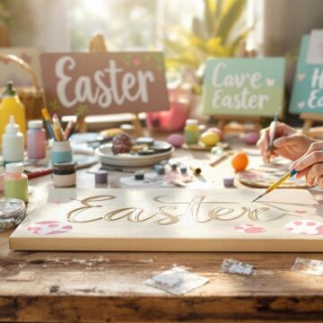 charming easter diy signs