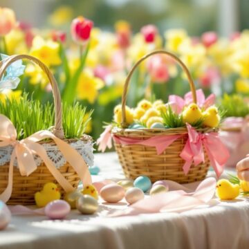 crafting easter baskets easily