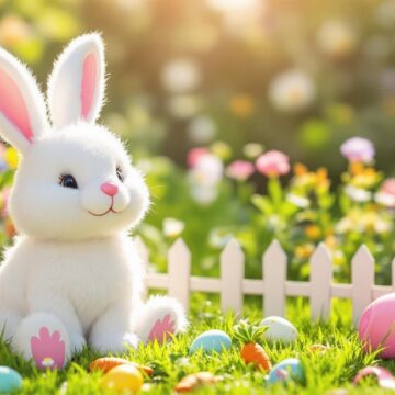 easter bunny garden craft