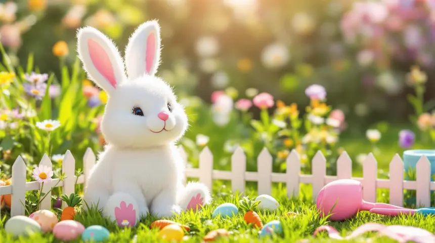 easter bunny garden craft