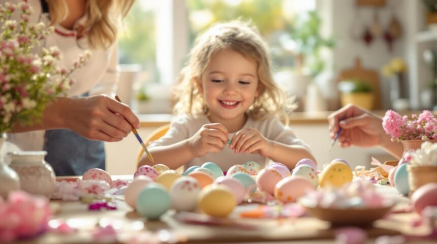 easter egg crafting fun