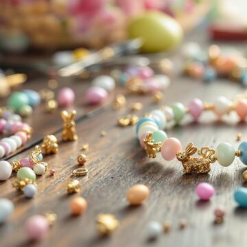 easter themed diy jewelry tutorial