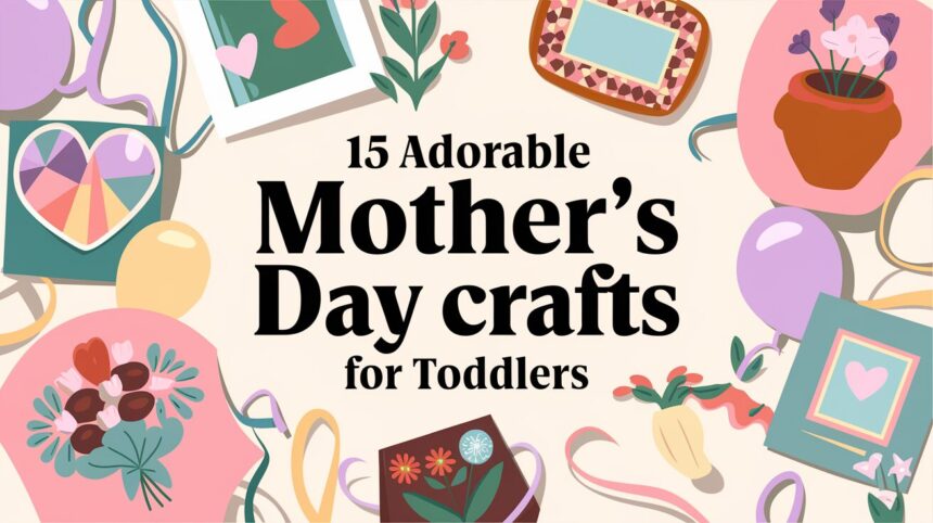 15 Adorable Mother's Day Crafts for Toddlers to Make