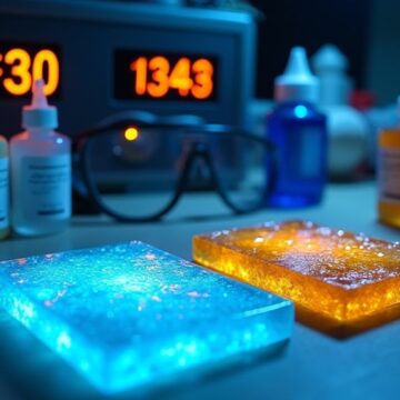 uv light resin curing